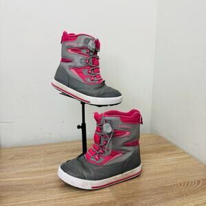 Merrell Snow Bank 3.0 Pink Snow Boots Girls Size 13